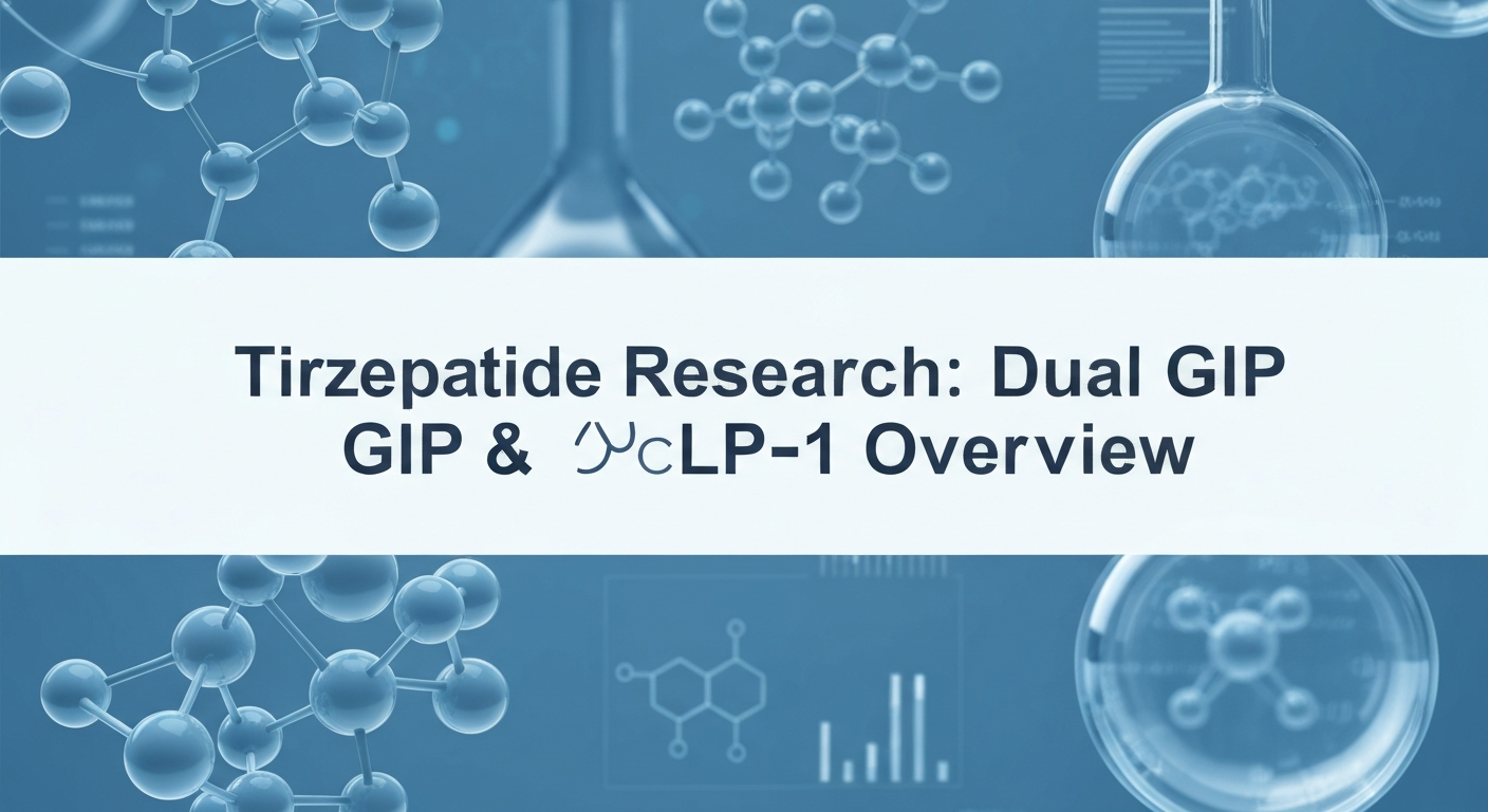 Tirzepatide Research: Dual GIP & GLP-1 Overview